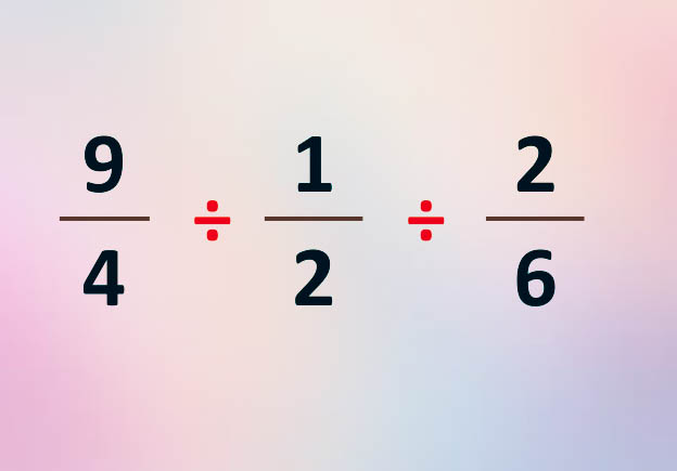 Calculadora de división de fracciones